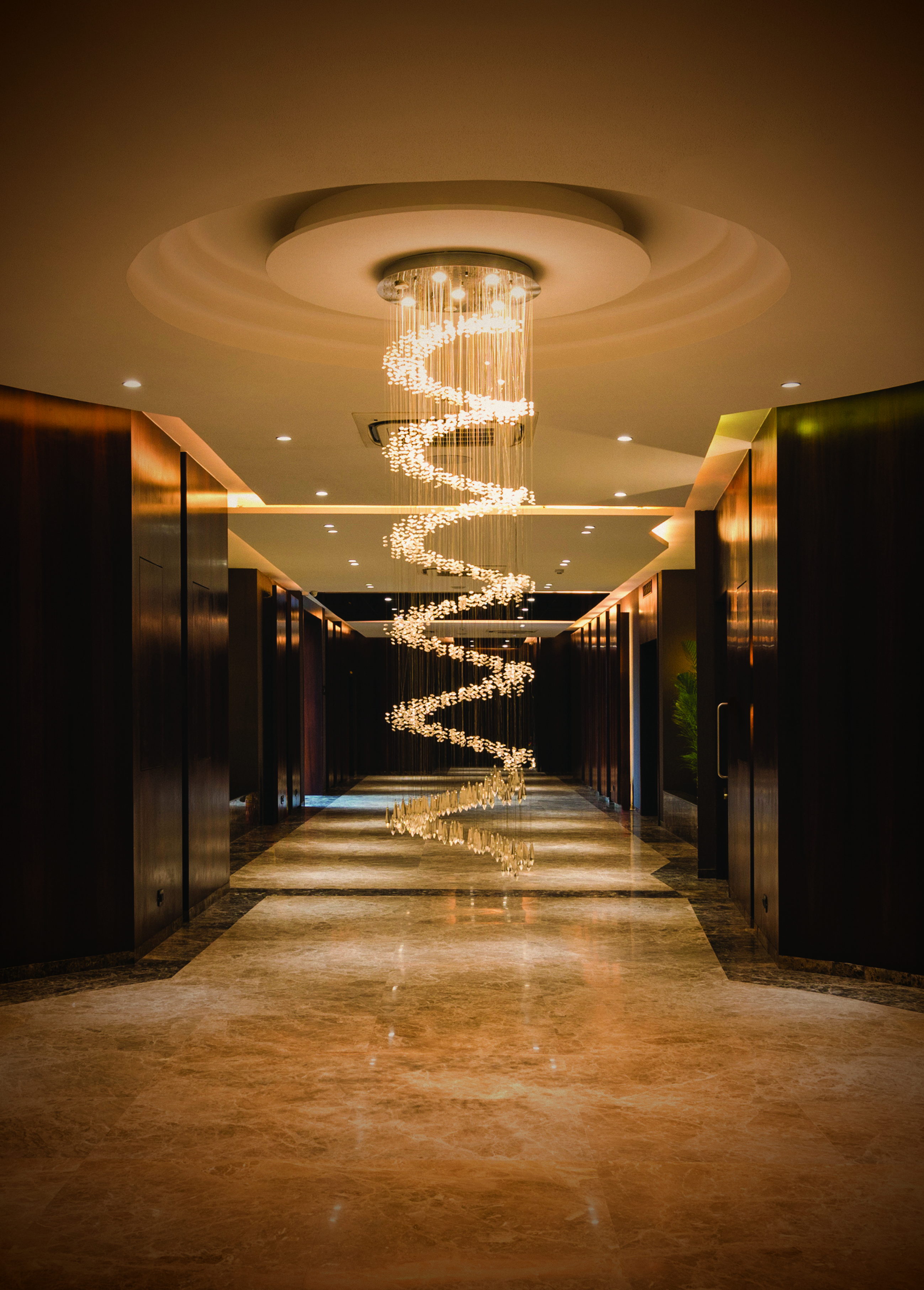 Luxurious interior chandelier